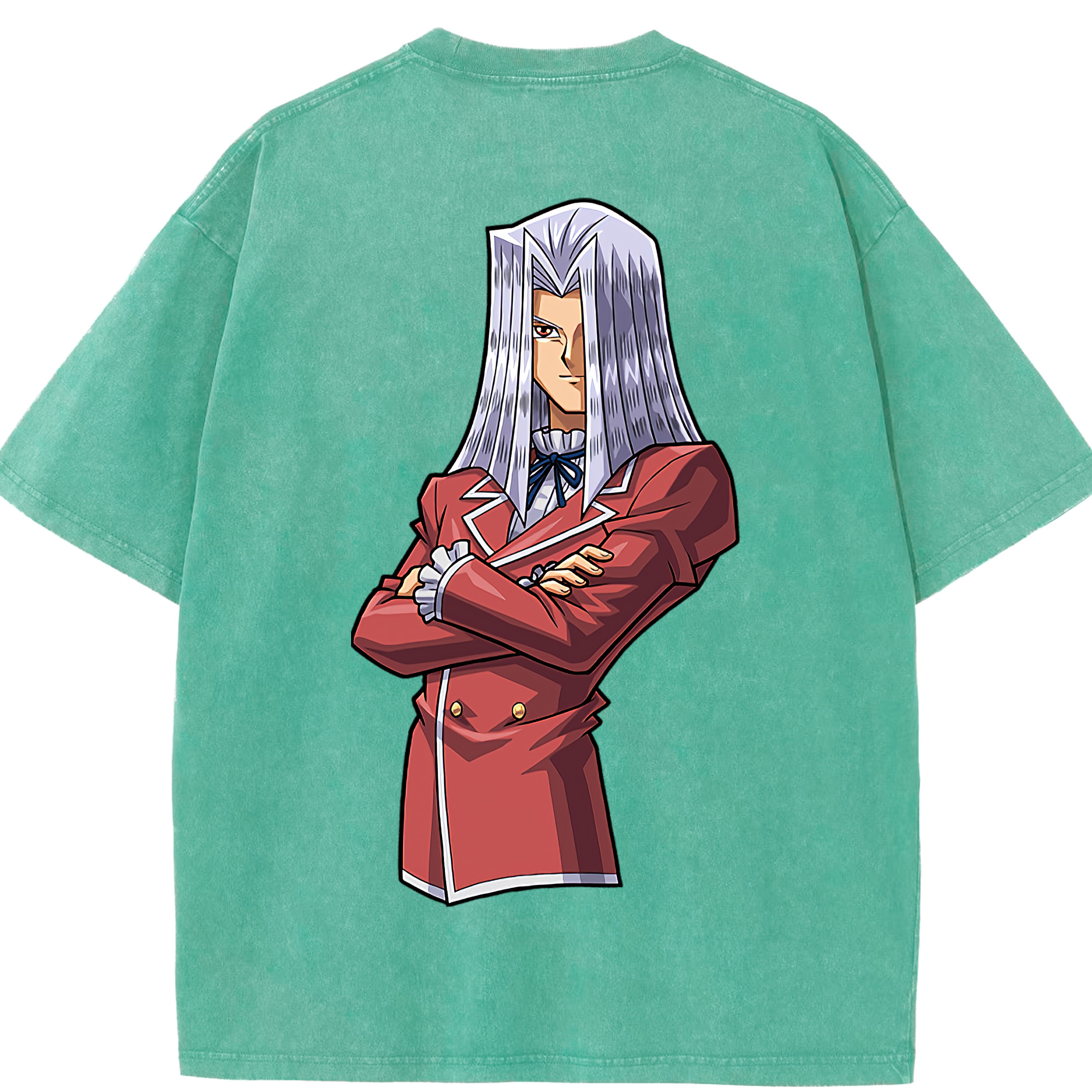 （画像用） 遊☆戯☆王 Yu-Gi-Oh! 綿100% ヴィンテージ風 半袖Tシャツ（背面プリント）